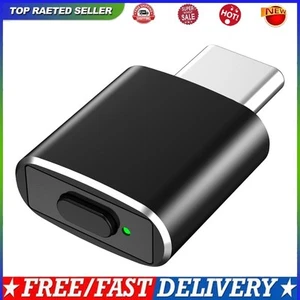 USB C Mouse Jiggler Mover Undetectable 3 Modes with Switch Button (Black T16) - Photo 1/10