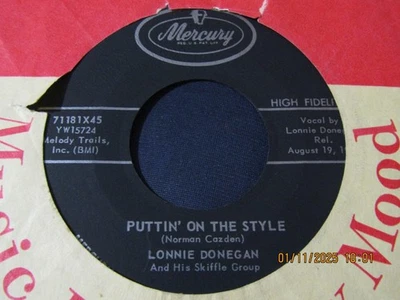 LONNIE DONEGAN & HIS SKIFFLE GROUP-PUTTIN ON THE STYLE-MERCURY — 第 1/2 张图片