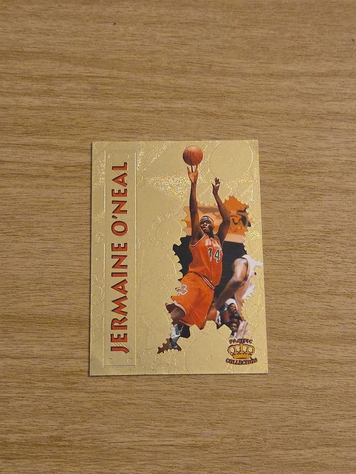 Tarjeta de selecciones de novato de baloncesto Pacific Power de Jermaine O'Neal 1996 PP-38 Foto 1 de 2