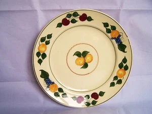 Vintage Adams Royal Ivory Titian Ware Handpainted Plate Dia. 10" Rd 673892 - Picture 1 of 4