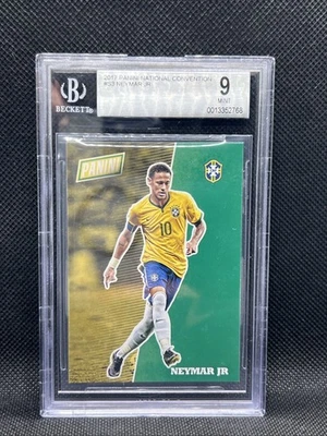 NEYMAR JR. BRAZIL 2016-17 2017 PANINI NATIONAL CONVENTION #S3 BGS 9 MINT - Image 1 of 2