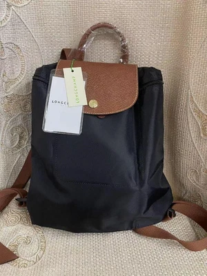 Mochila Longchamp Le Pliage Negra Nylon Plegable Outlet Nueva FS JP Foto 1 de 4