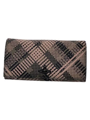 Cartera Vivienne Westwood Doble Plegable Cuero Multicolor Patrón Completo Para Mujer 103 Foto 1 de 4
