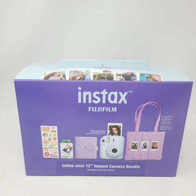 Новый синий Fujifilm INSTAX Mini 12 праздничный комплект мгновенная камера [износ в коробке] - Изображение 1 из 4