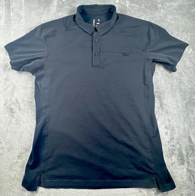 Camisa Arc'teryx Para Hombre Talla XL Negra Cautiva SS Polo Elastizada Campamento Rendimiento Foto 1 de 4
