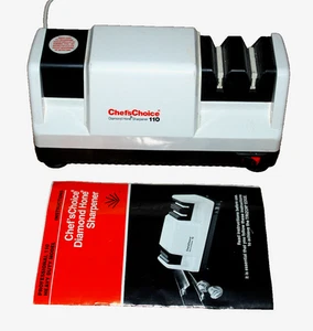 Chefs Choice Professional Electric Knife Sharpener Diamond Hone Model 110 Manual - Picture 1 of 14
