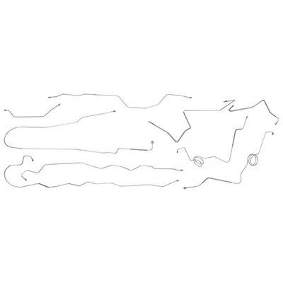 Ford Truck F100 F150 1976-79 platón largo 2x2 juego de línea de freno disco manual acero original Foto 1 de 4