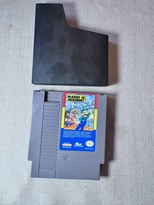 Mario is Missing (Nintendo Entertainment System, 1993) Catridge and Sleeve - Image 1 of 4