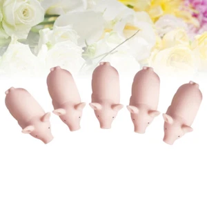 5pcs mini dessin animé pig pig pig bel hurle pig pig toys stress relever - Zdjęcie 1 z 12