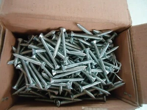 POZI COUNTERSUNK SELF TAPPING SCREWS A2 STAINLESS STEEL TAPPERS 8X1.5" Lot1080 - Picture 1 of 2