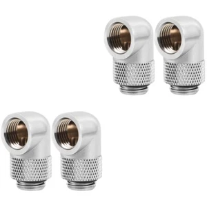 2 Pack Elbow Refroidi Par Ordinateur Raccords De Prise Refroidissement Eau - Photo 1/12