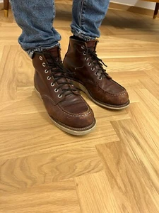 Red Wing Moc Toe EU 40,5, Dunkelbraun, Leder - Bild 1 von 3