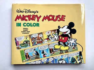 Walt Disney's Mickey Mouse in Color 1930's Comic Strip Classics Hardcover Book - Picture 1 of 5