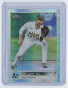 2022 Topps Chrome Jed Lowrie Baseball Card #140