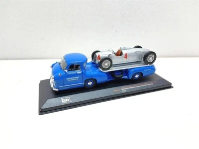 Kit 1/43 Mercedes Trasporter IXO + Auto Union Type C #4 B. Rosemeyer 1936 - Immagine 1 di 4