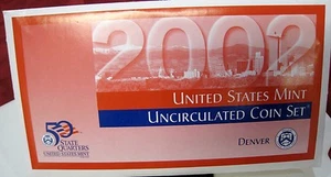 2002 US MINT UNCIRCULATED COIN SET DENVER COA - Picture 1 of 3