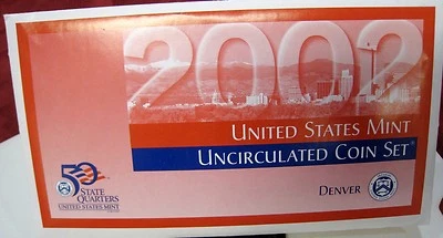 2002 US MINT UNCIRCULATED COIN SET DENVER COA - Image 1 of 3