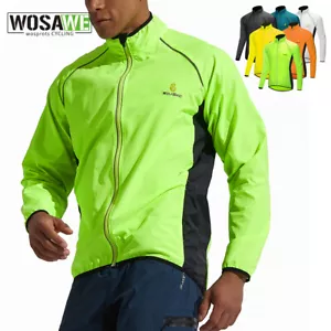 WOSAWE Men's Cycling Jacket Windproof Waterproof MTB Bike Racing Sports Tops - Picture 1 of 30