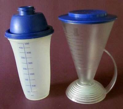 Tupperware Mess-, Becher, Trichter Artikel Nr 3782A-2, Mix Fix Artikel Nr 844-22 - Bild 1 von 4