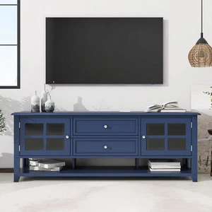 TV Stand for TVs Up to 65" Media Console with 2 Cabinet,2 Drawers &3 Compartment - Picture 1 of 16