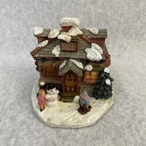 Winsor Collection Winter Christmas Village House Candy Shop Collectible 3"x3" - Picture 1 of 7