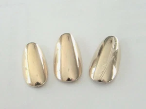 3/$25 EVERLASTING 14KT VERGOLDET WIEDERVERWENDBARE FINGERNÄGEL 2 EINFACHE/1 GRAVUR - Bild 1 von 2