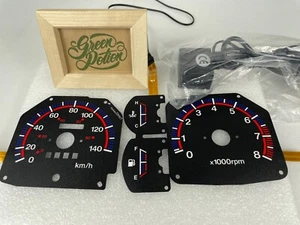 EL Speed Meter Tachometer Fuel Temperature Gauge Panel for Suzuki Jimny JA11V - Picture 1 of 8