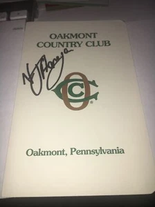 Nick Flanagan 2003 US Amateur Winner Signed Oakmont CC Scorecard - Picture 1 of 1