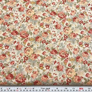 Vintage Bianca by Moda Florals on Beige Cotton Fabric by the HALF YARD - Picture 1 of 2