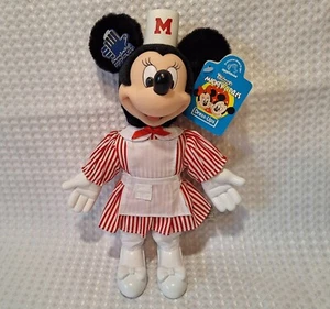Muñeco de peluche vintage de enfermera de Minnie Mouse con etiquetas Applause Disney Dress Ups - Imagen 1 de 10