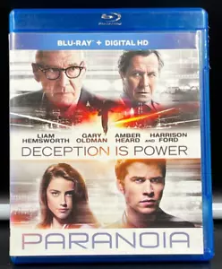 Paranoia (Blu-ray, 2013) Liam Hemsworth, Gary Oldman, Harrison Ford - Imagen 1 de 2