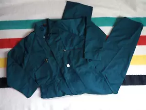 VTG 60s 70s SEARS Tradewear Green Coveralls Tex 44R Michael Myers Halloween RARE - Picture 1 of 11
