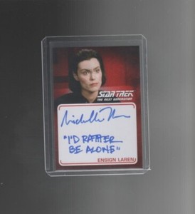 Star Trek TNG Archives & Inscriptions Michelle Forbes autograph 