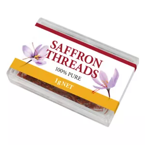 Pack of 5x1g Chef's Choice Premium Saffron Threads 1g - Picture 1 of 1