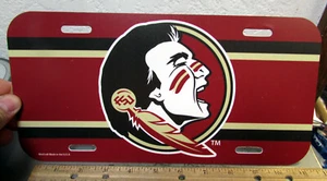 University of Florida State FSU Seminoles NCAA team plastic License Plate - Picture 1 of 1