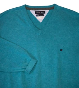 CASA MODA Sweater Mens XXL Pima Cotton Pullover V Neck - Picture 1 of 6