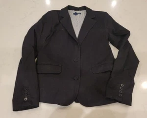tommy hilfiger black two button blazer size m - Picture 1 of 5
