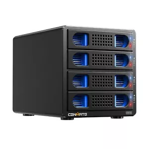 4 Bay Festplatten RAID Gehäuse mit Lüfter für 2,5/3,5" SATA HDD/SSD Wi... - Bild 1 von 9