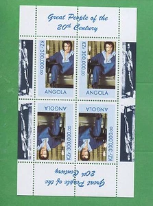 Great People of the 20th Century Elvis Angola Stamps Souvenir Sheet MNH - E9A - Picture 1 of 1