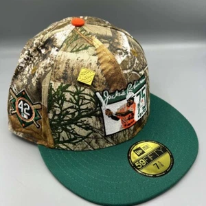 Jackie Robinson #42 Dodgers Mütze Herren 7 5/8 Realtree 59Fifty New Era Fitted Cap - Bild 1 von 8