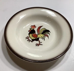Metlox Poppy Trail Pottery Red Rooster Rimmed Soup Bowl - Picture 1 of 3