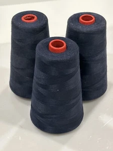 Lot of 3 Threads USA Oncore Cotton Wrap Polyester - 6,000 yards - Air Force Blue - Picture 1 of 2