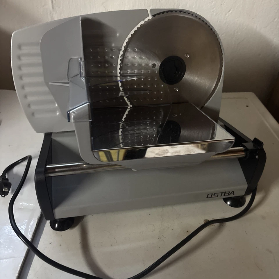 Cortadora de carne eléctrica Ostba SL518-1 120V 150W probada para el hogar Foto 1 de 4