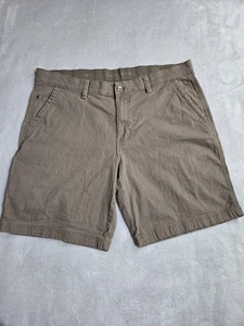 Wetterfeste Shorts Herren Gr. 38 braun Cargo Reißverschlusstasche Utility Shorts Outdoor - Bild 1 von 12