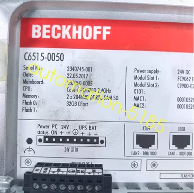 1PC Beckhoff industrial computer C6515-0050 brand new FedEx or DHL - Image 1 of 3