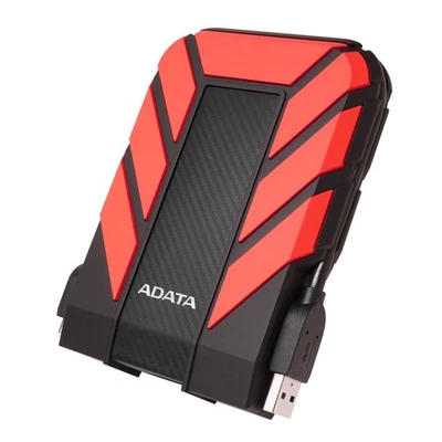 ADATA Dashdrive Durable HD710 Pro External Hard Disk Drive, USB 3.1 (1TB, Red) H - Bild 1 von 4