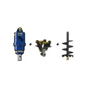 AUGER TORQUE Auger Package- Earthdrill Auger Drive X1500, 300mm, Hitch - Picture 1 of 3