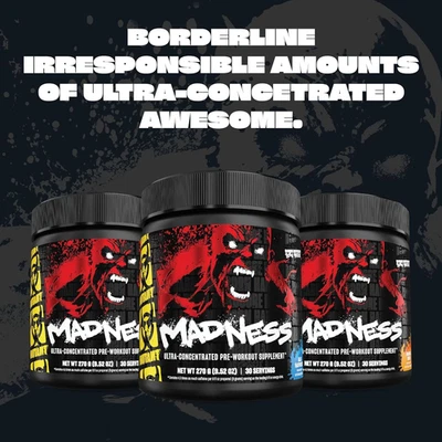MUTANT MADNESS Ultra-Concentrated Pre-Workout Energy Performance Focus 30 Serves - Image 1 of 2