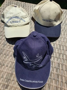 Super Constellation Flyers Caps X3 Aviation Bundle - Picture 1 of 13