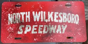 Vintage North Wilkesboro Speedway Waschtisch Nummernschild North Wilkesboro, NC - Bild 1 von 3